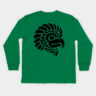 Mexican Eagle Kids Long Sleeve T-Shirt